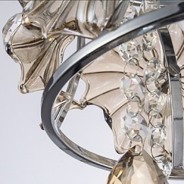 Moderne klare Kugel Glanz Kristall Kronleuchter Deckenleuchte Home Decor Suspension Pendelleuchte Leuchte Licht