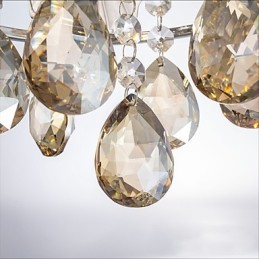 Moderne klare Kugel Glanz Kristall Kronleuchter Deckenleuchte Home Decor Suspension Pendelleuchte Leuchte Licht