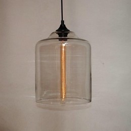 Flaschendesign-Anhänger 1 Licht Prägnante Eisenmalerei