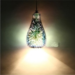 Einfache Tischleuchte 3D Glas Kreativ Pendelleuchte C