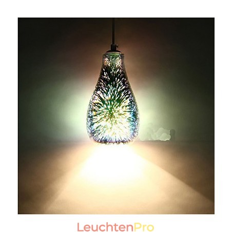 Einfache Tischleuchte 3D Glas Kreativ Pendelleuchte C