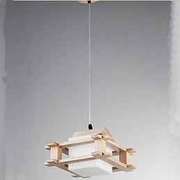 Massivholzlampe