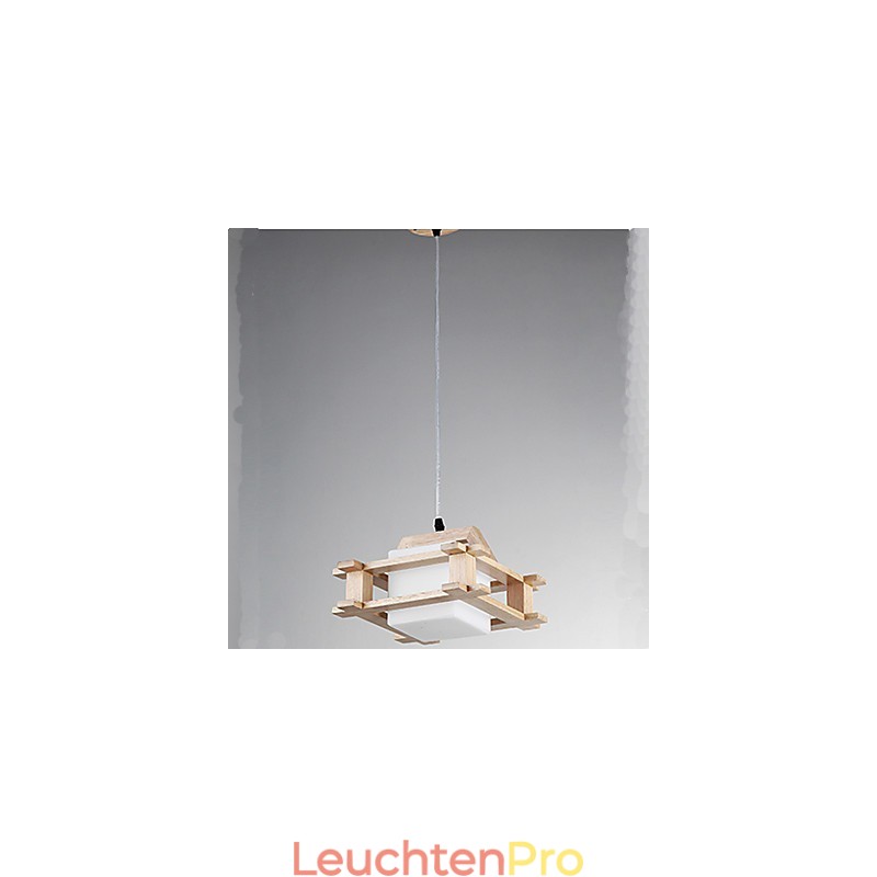 Massivholzlampe