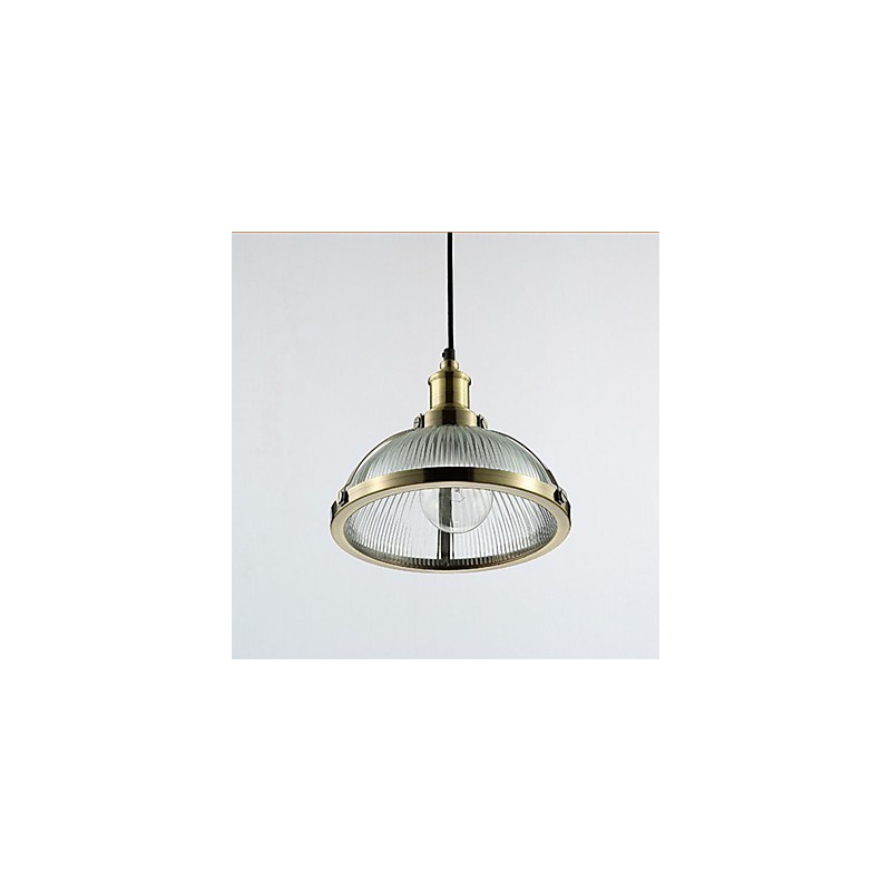 Amerikanische Retro-Glas-Lampenschirm-kleine Pendelleuchte