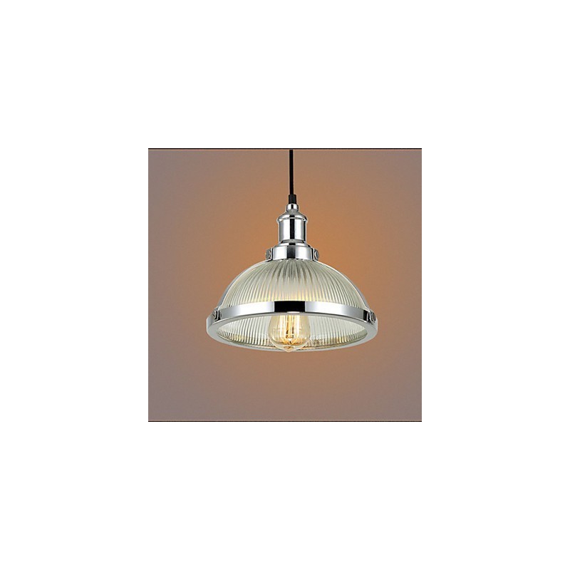 Amerikanische Retro-Glas-Lampenschirm-kleine Pendelleuchte