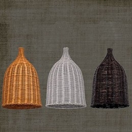 Rattan Kronleuchter Kronleuchter Kronleuchter Kreative Retro Rattan lampe