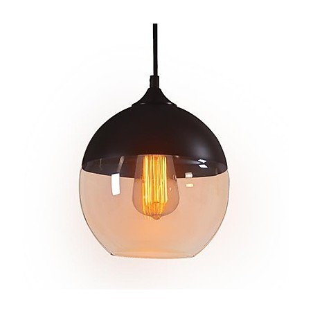 WestMenLights Moderne Vintage-Deckenpendelleuchte aus Glas, 200 mm Durchmesser WestMenLights Moderne Vintage-Deckenpendelleuchte aus Glas, 200 mm Durchmesser