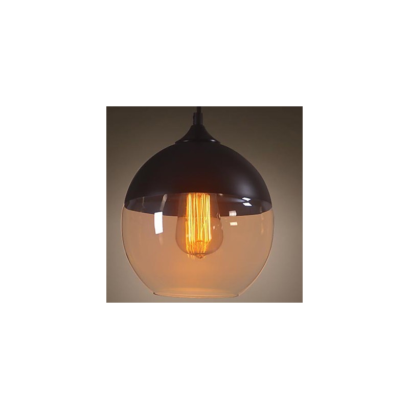 WestMenLights Moderne Vintage-Deckenpendelleuchte aus Glas, 200 mm Durchmesser
