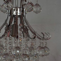 Moderne zeitgenössische Kristall Mini Stil Galvanisierte Kronleuchter Pendelleuchte