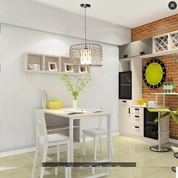 Der einzelne Kopf der Lampe besteht aus zylindrischen Perlen.