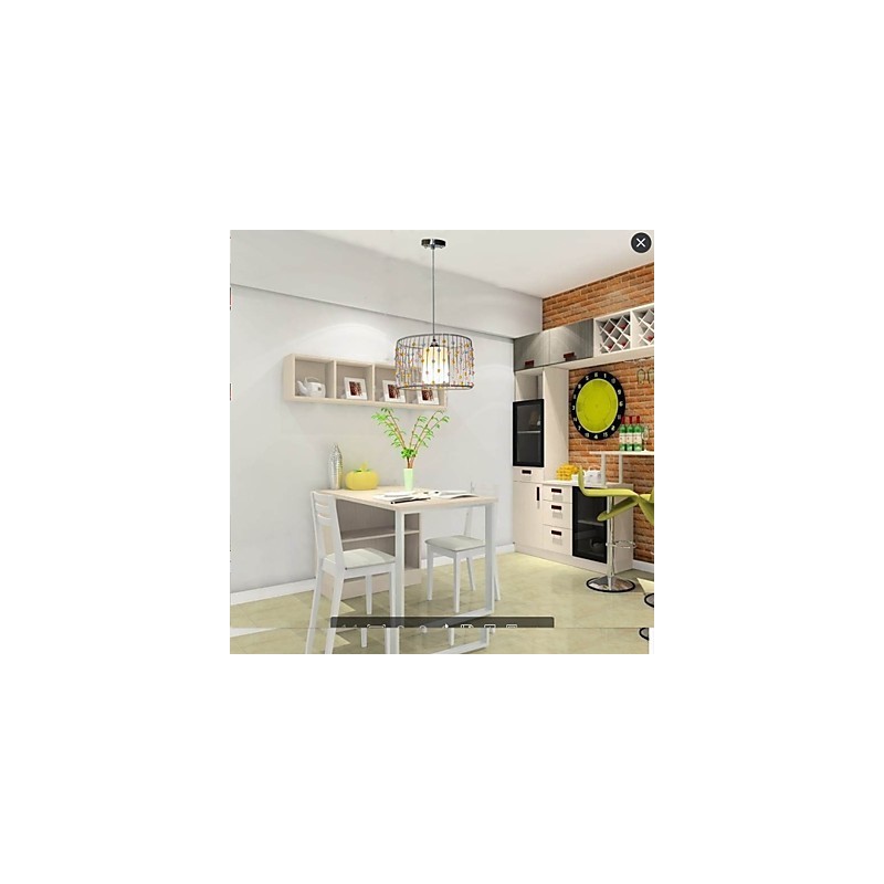 Der einzelne Kopf der Lampe besteht aus zylindrischen Perlen.