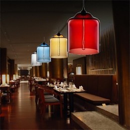 Retro Kreative Einkopf Glas Pendelleuchte Cafe Im Goldfischglas