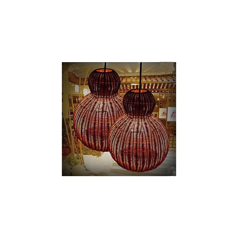 Kronleuchter aus Hyazinthenrattan