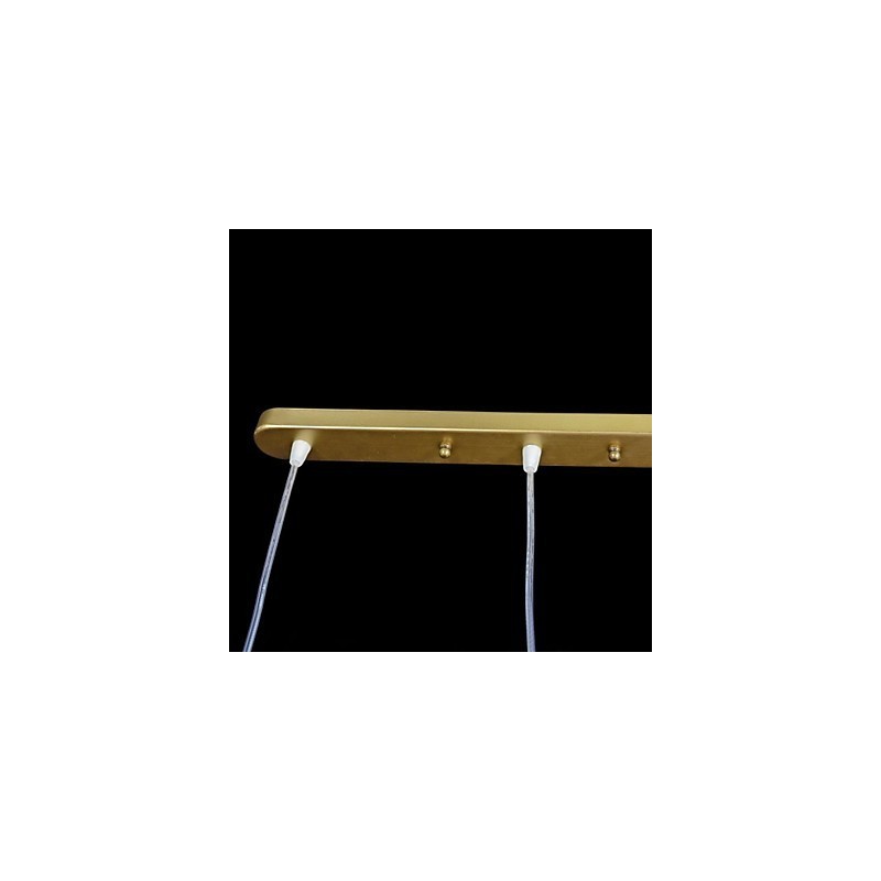 Bronze Anhänger Drei Lichter Muster Glas Schatten Europäischen Retro Klassische