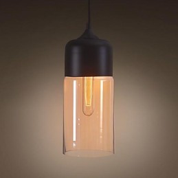 WestMenLights Elegante Flasche Schatten DIY Deckenleuchte Glas Pendelleuchte Edison Glühbirne Home