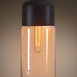 WestMenLights Elegante Flasche Schatten DIY Deckenleuchte Glas Pendelleuchte Edison Glühbirne Home