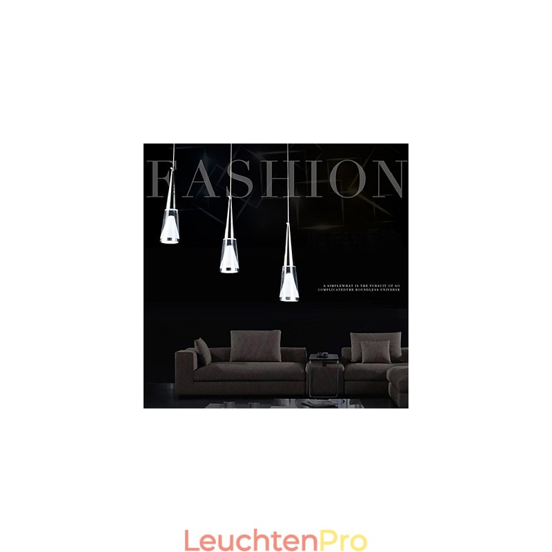 3 Lichter Pendelleuchte Modern Zeitgenössisch Metall