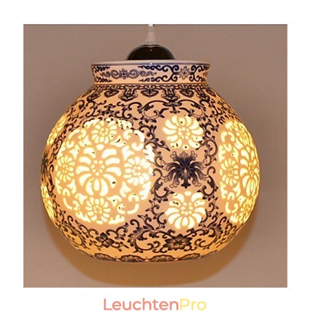 Retro Keramik lampe lampe Treppe Blau Single Head Kronleuchter Kreative Retro Keramik lampe lampe Treppe Blau Single Head Kronleuchter Kreative