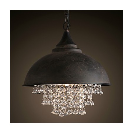 Loft Pendelleuchte Kristall Retro Kaffee Licht Garage Metall Loft Pendelleuchte Kristall Retro Kaffee Licht Garage Metall