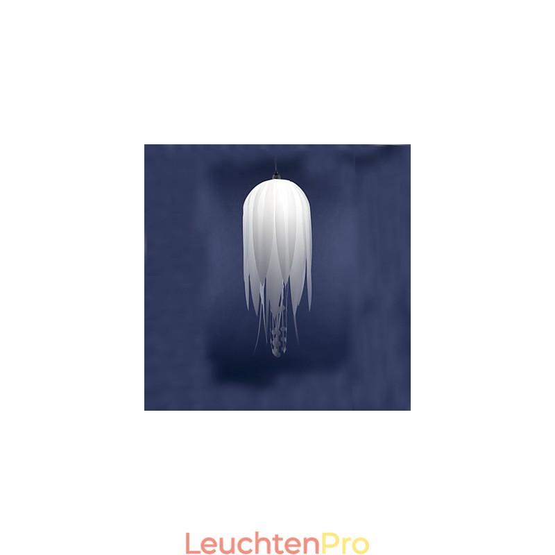 Pendelleuchte Modern Minimalistisch Weiß 1 Licht Metall und