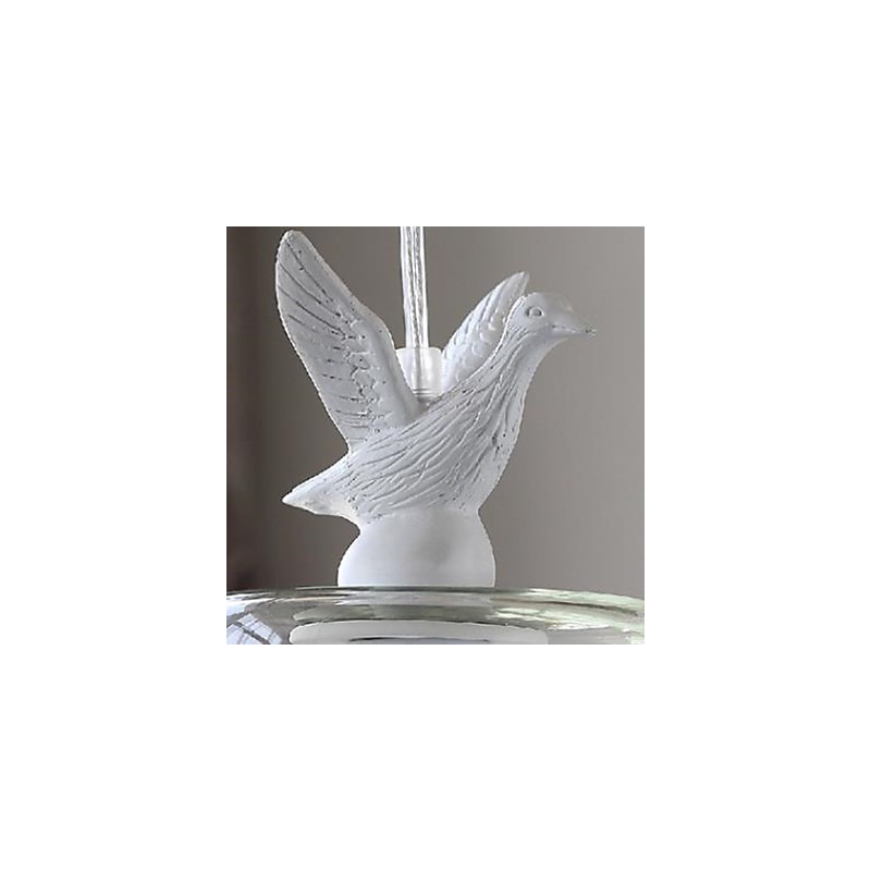 Einzelkopf-Entenküken Vögel Glas-Kronleuchter Mahlzeiten Kronleuchter