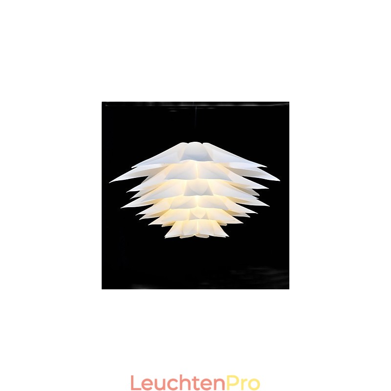 Moderne Pendelleuchte mit zeitgenössischer Malerei