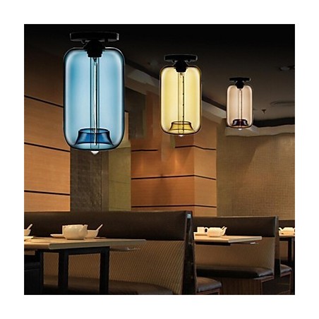 Retro Kreative Einkopf Glas Pendelleuchte Cafe Im Goldfischglas Retro Kreative Einkopf Glas Pendelleuchte Cafe Im Goldfischglas