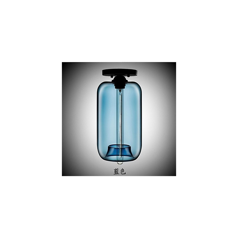 Retro Kreative Einkopf Glas Pendelleuchte Cafe Im Goldfischglas