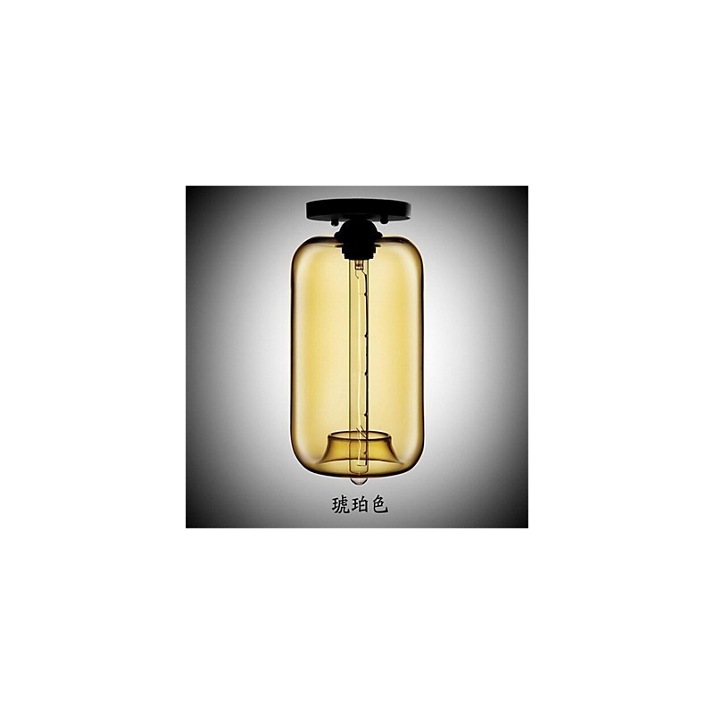 Retro Kreative Einkopf Glas Pendelleuchte Cafe Im Goldfischglas