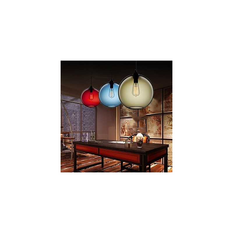 Retro Kreative Einkopf Glas Pendelleuchte Cafe Im Goldfischglas