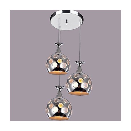 Moderne, zeitgenössische Pendelleuchte im Insel-Mini-Stil mit galvanisierter Beschichtung Moderne, zeitgenössische Pendelleuchte im Insel-Mini-Stil mit galvanisierter Beschichtung