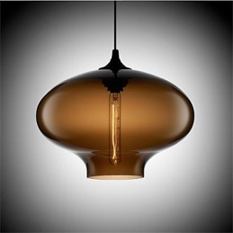 Retro Kreative Einkopf Glas Pendelleuchte Cafe Im Goldfischglas