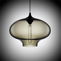 Retro Kreative Einkopf Glas Pendelleuchte Cafe Im Goldfischglas
