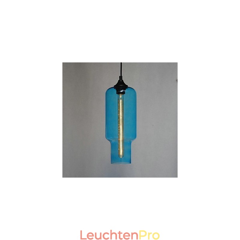 Moderne Glas-Pendelleuchte im braunen Blasen-Design