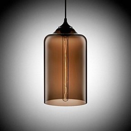 Flaschendesign-Anhänger 1 Licht Prägnante Eisenmalerei
