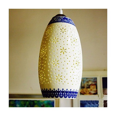 Retro Keramik lampe lampe Treppe Blau Single Head Kronleuchter Kreative Retro Keramik lampe lampe Treppe Blau Single Head Kronleuchter Kreative