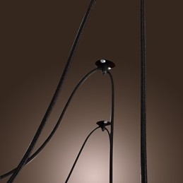 Kronleuchter Vintage Design Glühbirnen inklusive Wohnzimmer 10 Lichter Pendelleuchte
