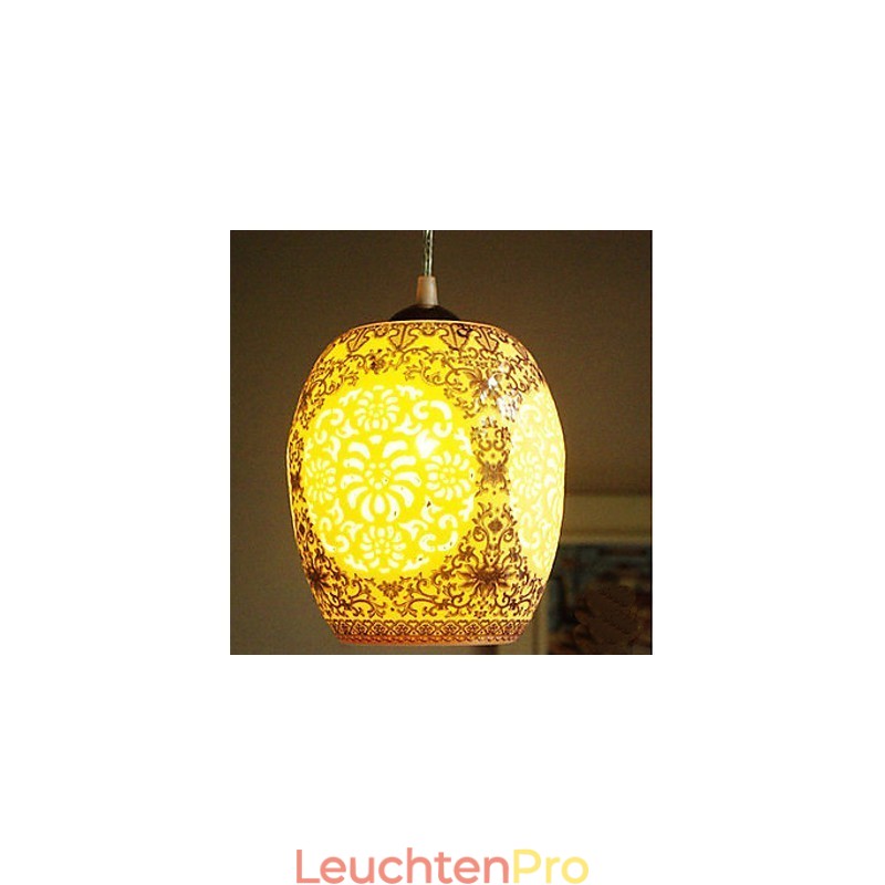 Retro Keramik lampe lampe Treppe Blau Single Head Kronleuchter Kreative