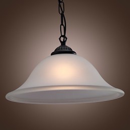 Traditionelle, klassische Pendelleuchte im Mini-Schalen-Stil in Bronze