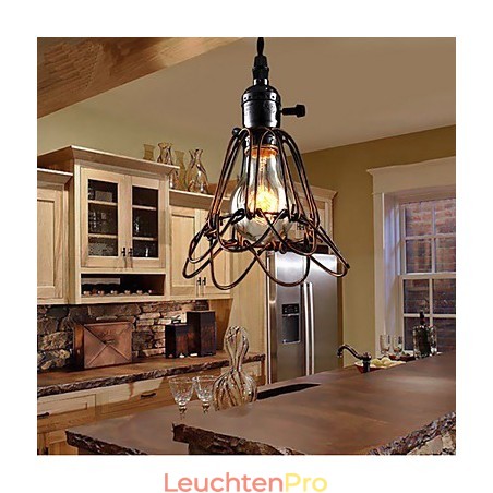 Amerikanischen Land Industrielle Wind Lampe Retro Kleine Kronleuchter Eisen Käfig Amerikanischen Land Industrielle Wind Lampe Retro Kleine Kronleuchter Eisen Käfig