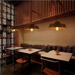 1 Kopf des Americange Museum Creative Bamboo Strohhut Light Simple