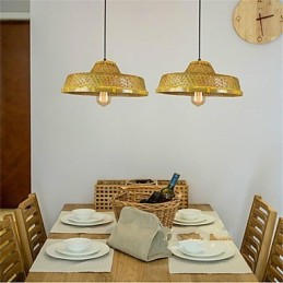 1 Kopf des Americange Museum Creative Bamboo Strohhut Light Simple
