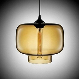 Flaschendesign-Anhänger 1 Licht Prägnante Eisenmalerei