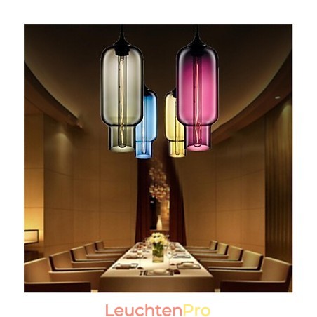 Retro Kreative Einkopf Glas Pendelleuchte Cafe Im Goldfischglas