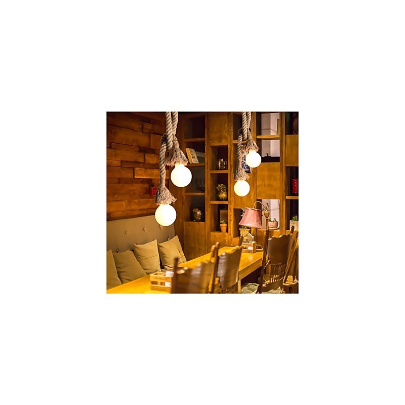 Pendelleuchten Mini-Stil Retro Garage Stoff