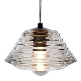 Moderne zeitgenössische Pendelleuchte aus Glas