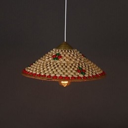 Kaffee Bambus Hüte Hut Kronleuchter Lampe
