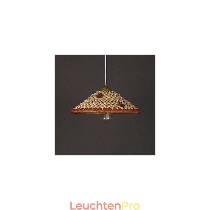 Kaffee Bambus Hüte Hut Kronleuchter Lampe