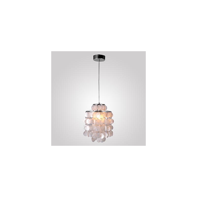 Moderne Pendelleuchte im zeitgenössischen Mini-Stil aus Chrom
