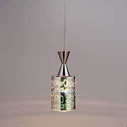Dream Lasergravur verchromte Pendelleuchte L